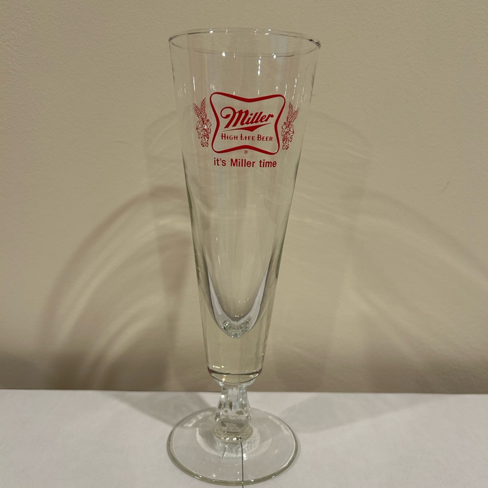 Vintage Miller High Life Pilsner Glass